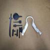 1 Set Kreativität 3D-gedruckte Hühnerarme mit Waffe Lustige Hühnerkostüm-Accessoires Haustier Geflügel Arm Kostüm Dekor Zubehör