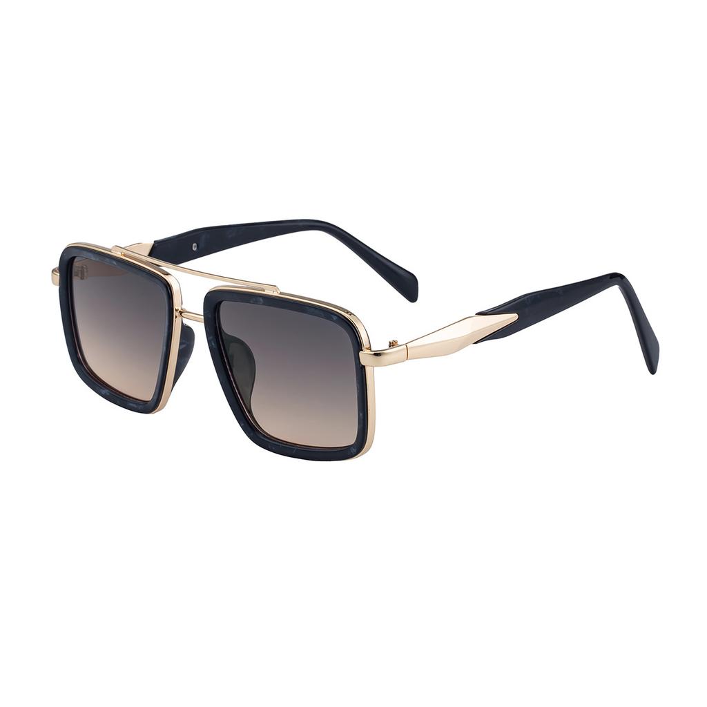 JYL TS Men's Retro Double-Bridge Polarized - Unique Square Sun Shades ZS-98353P