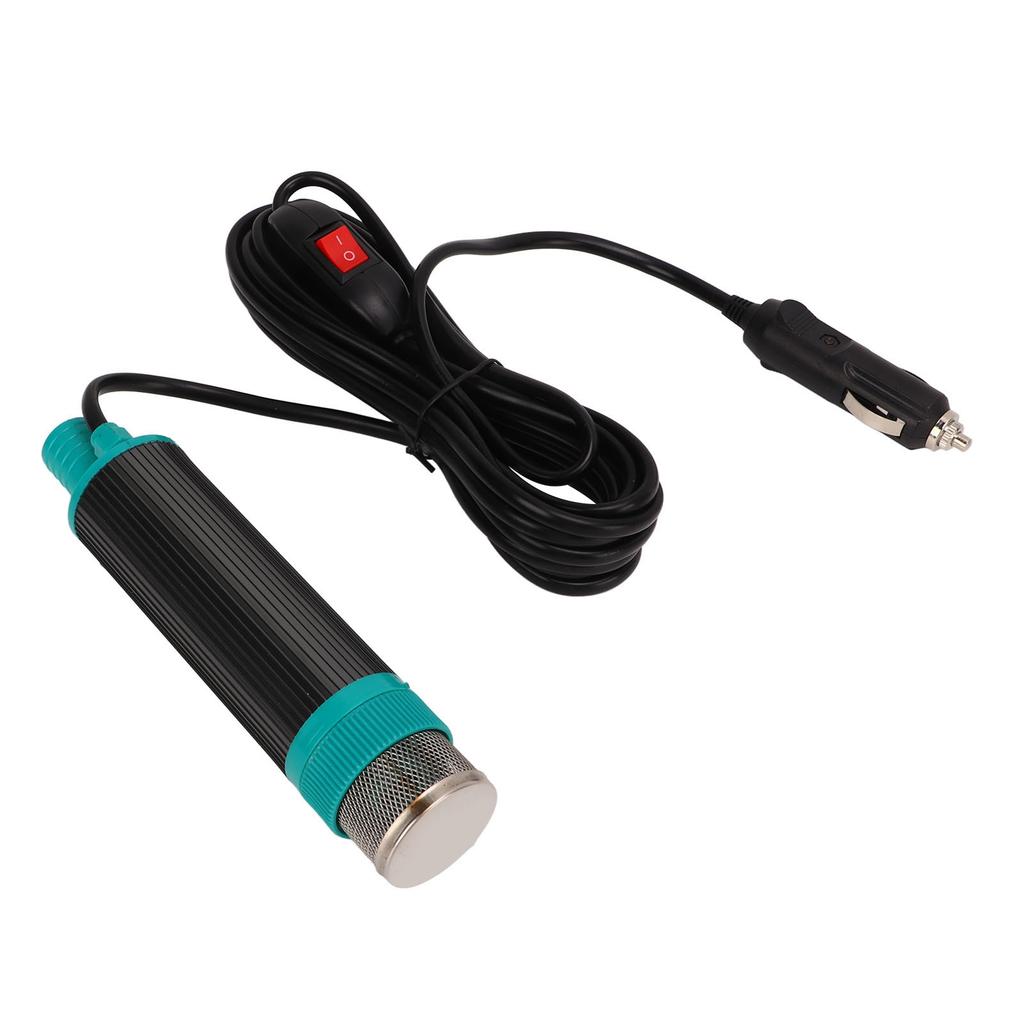 12V Portable Electric Oil Water Extractor Pump with 5m Cable Transfer Fluid Diesel Kerosene for RV Trailer