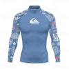 Pánský rychleschnoucí rash guard s dlouhým rukávem, surfové tričko, UV ochrana, plavky, vodní sporty