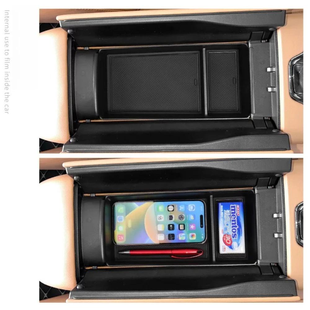 For GAC AION V 2024-2026 Car Center Console Armrest Storage Box Wireless Charging Silicone Pad Interior Accessories