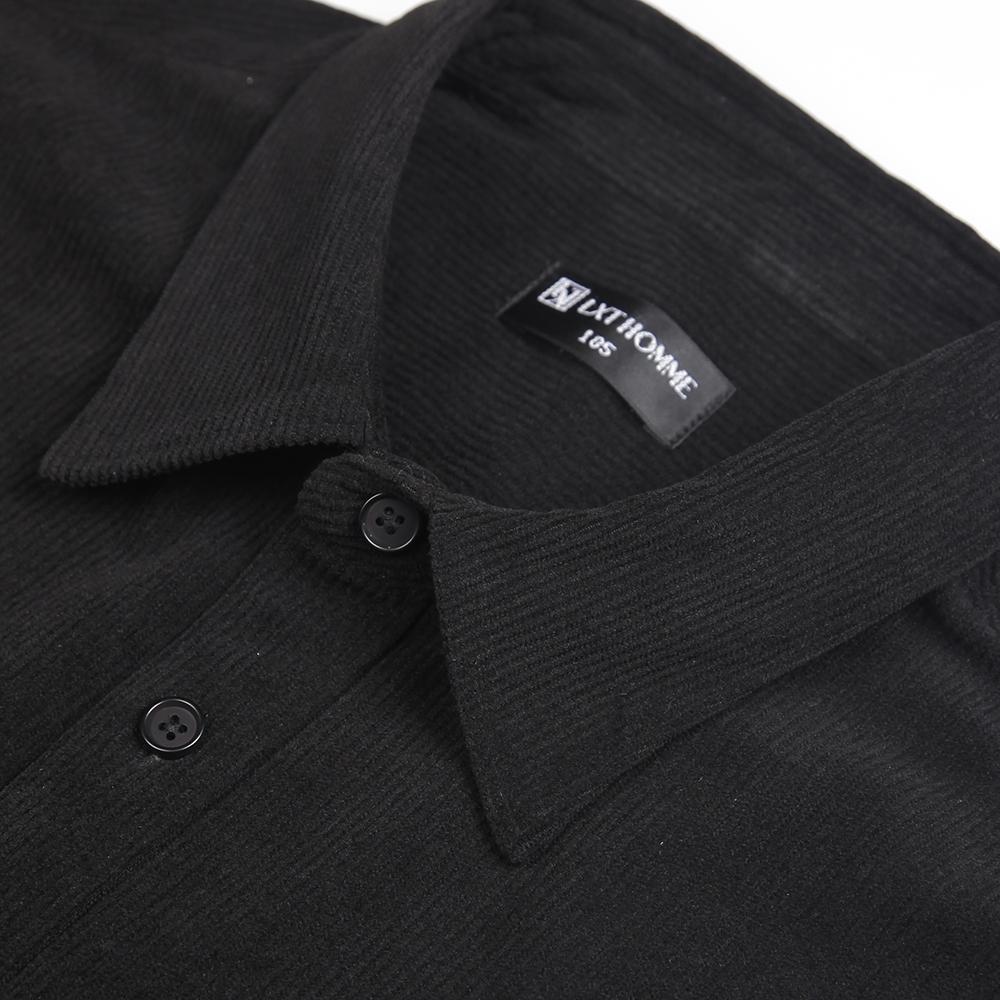 LXT Corduroy Straight Shirt [Black]