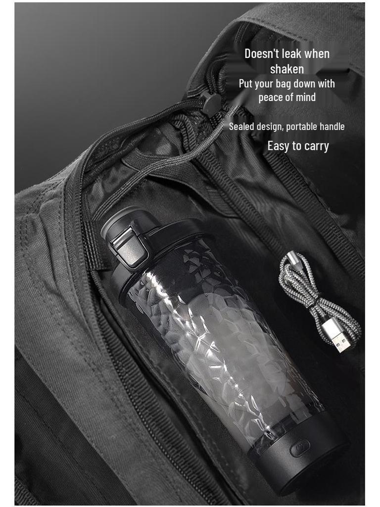 Rechargeable Electric Shaker Cup with Automatic Mixing for Coffee and Milk Powder