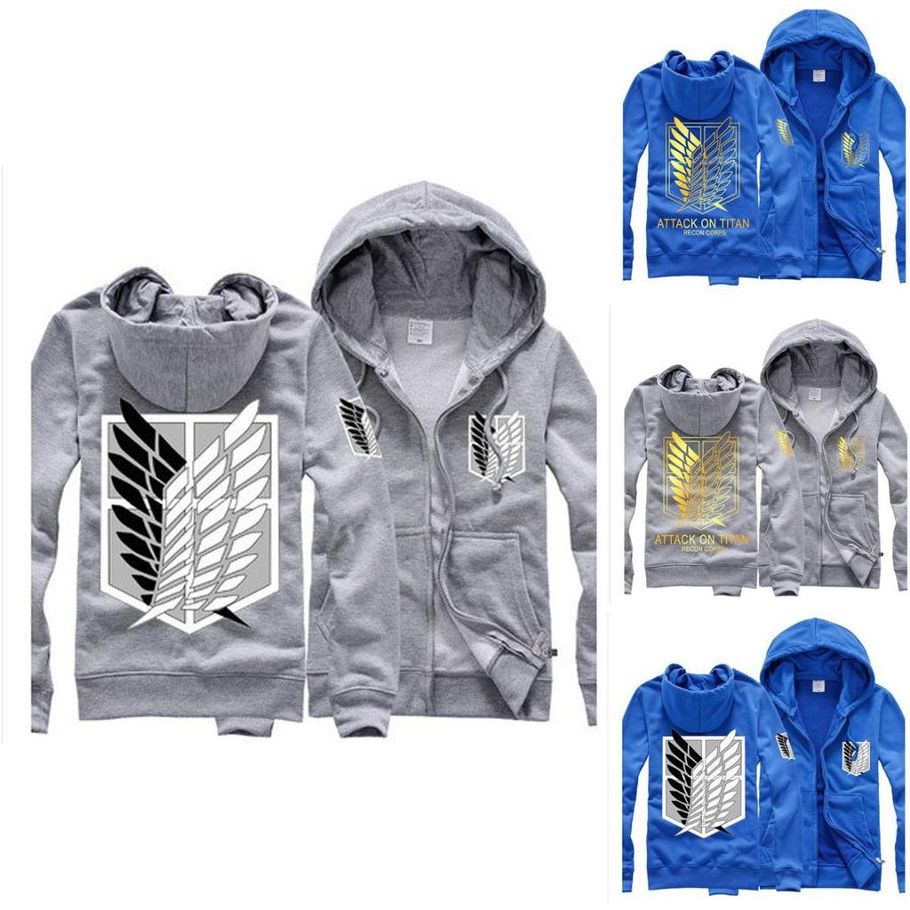 Premium Quality Anime Attack On Titan Men's Fit Hoodie Coat Perfect For Any Occasion