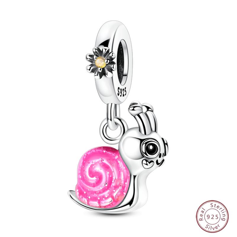 Copper Firefly Cute Cats And Dogs Beaded Pendant Suitable For Original Charms Bracelet Diy Exquisite Women Jewelry