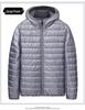 Men's Lightweight Hooded Down Jacket - 2025 Autumn/Winter Fashionable Warm Short Coat