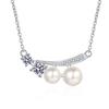 925 Sterling Silver Necklace Female Mozang Shi Neck Chain Freshwater Pearl Claviolin Chain