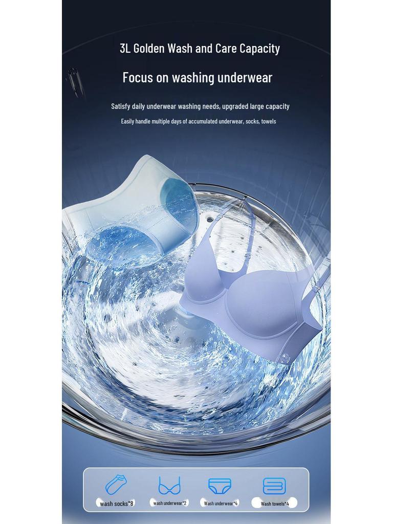 Internationale Mini Vollautomatische Waschmaschine für Socken und Unterwäsche