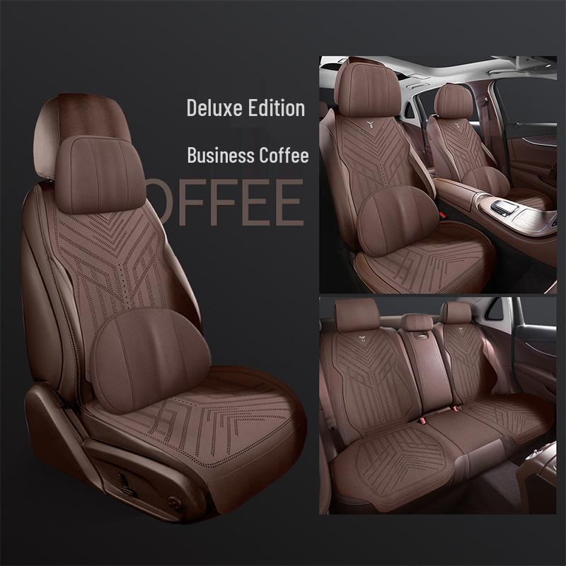 Cadillac Chevrolet Traverse Qijun Zhizai Accord Sylphy Haval Breathable Suede Semi-Surround Seat Cushion