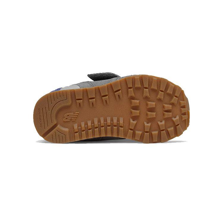 New Balance NB 574 Cushioning Abrasion Resistant Breathable Low top Toddler Shoes Castle Gray Infant And Toddler IV574NA2