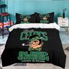 Boston-Celtics Logo 3pcs Bedding Set,Including 1pc Duvet Cover And 2pcs Pillowcases Perfect Gift for Christmas,Ideal for Bedroom, Dormitory