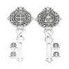 Set of 2 Christ Key Holder Wall Hanging Door Hanger Adornment Elegant Metal Art for Home and Office Organization