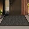 Front Entry Door Mats Outside Natural Rubber Entrance Doormats Kitchen Non-slip Heavy Duty Rugs Easy To Clean Home Carpets
