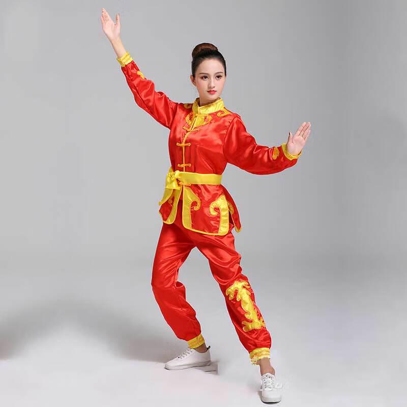 Unisex Chinese Folk Dance and Martial Arts Performance Costume 180