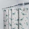 Blue Bird Shower Curtain Waterproof Fabric Bathrooms Decor Set For Home Bathroom Decorations Blue Birds Pattern Shower Curtains