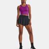 Under Armour Motion Solid Color Lace-Up Outer Short Skirt Casual Shorts Women Shorts Black 1383636-001