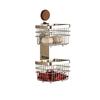 Stainless Steel Kitchen Wall Hanging Rack Walnut Hanging Onion Storage Box  Fruit