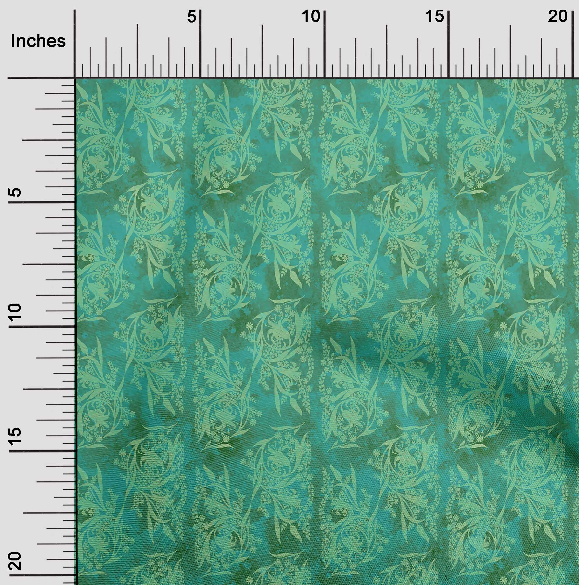 

oneOone Cotton Flex Jewel Green Fabric Batik Sewing Fabric By The Yards Prints Diy Clothing Sewing Supplies 40 Inches 42 Inch Wide - Viscose Chiffon кольору морської хвилі