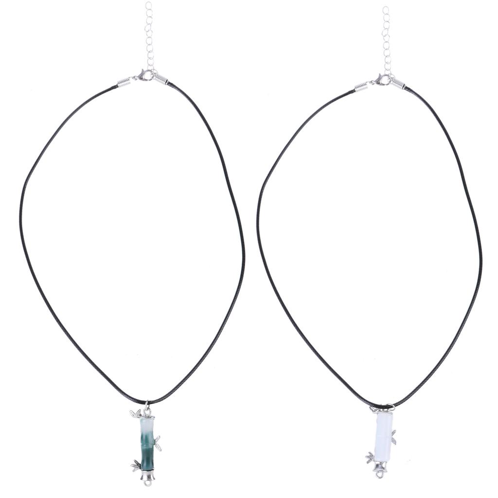 Exquisite Bambussegment-Halskette Verstellbarer Choker Ethnische Stile Schlüsselbeinkette Modeaccessoire für Frauen Mädchen