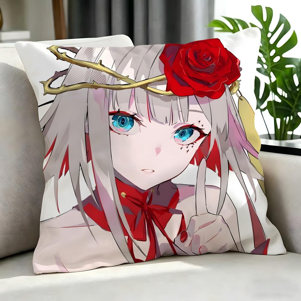 Anime Takt Op. Destiny Cushion Cover Cushion Cover Set 4Pcs 50X50 45X45 40X40 Pillowcase Decorative Sofa Home Decor