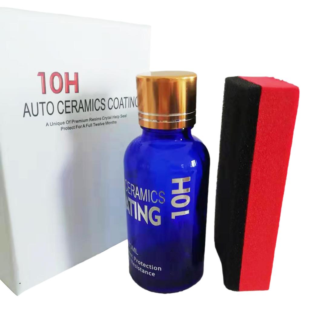 10H Ceramic Coating Kit Liquid Car Glass Coating Polishing Wax High Gloss Hydrophobicity Mirror Paint Protection Car Kit With