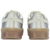 New PUMA Smash Platform Height Increasing Low Top Skateboard Shoes Women's Silver 406749-01