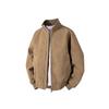 Men's Retro PU Leather Jacket with Stand Collar - Trendy, Versatile, Loose Fit for Spring and Autumn with Plus Velvet Casual Design.