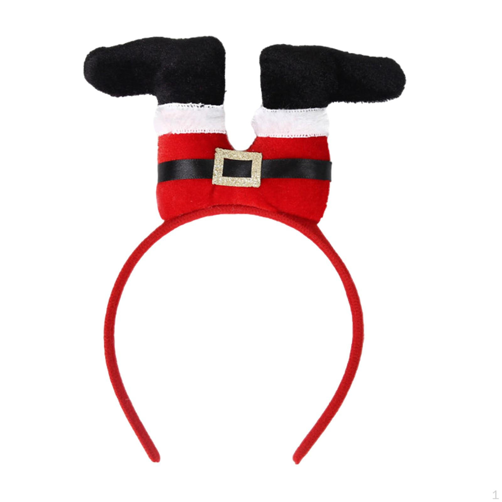 

Christmas Hair Hoop for Birthday Celebration And Year Events Santa Pants