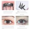 Volume Adhesive False Eyelashes Wispy False Eyelash Clusters Cute Glue Free Fake Lashes  Lady