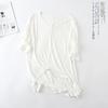 V-Neck Batwing Sleeve Women's Casual Solid T-Shirt - Spring/Summer Korean Plus Size