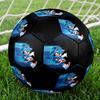 Sonic Rainbow Soccer Ball Colorful All Ages Machine Stitched PVC Competition Ready Durable High-Bounce.SIZE5