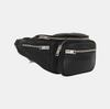 [Gebraucht] Schwarze Leder Bauchtasche Mittel - Sehr Gut #1N84LN0