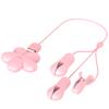 3-Point Nipple Clamps Vibrator with Clitoris Stimulator, 10 Vibration Modes Breast Clips Adult Sex Toy for Women