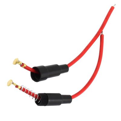10 vnt. saugiklių laikiklis 2,4 mm 22AWG viela 6x30 mm greito smūgio