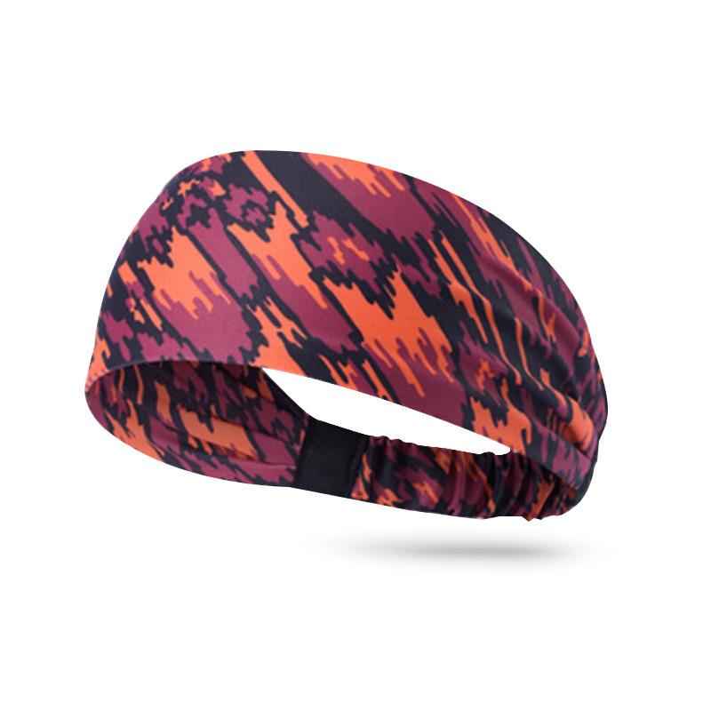 Sweat Absorbing Headband for Basketball Running Yoga Non Slip Antiperspirant Fitness Headscarf