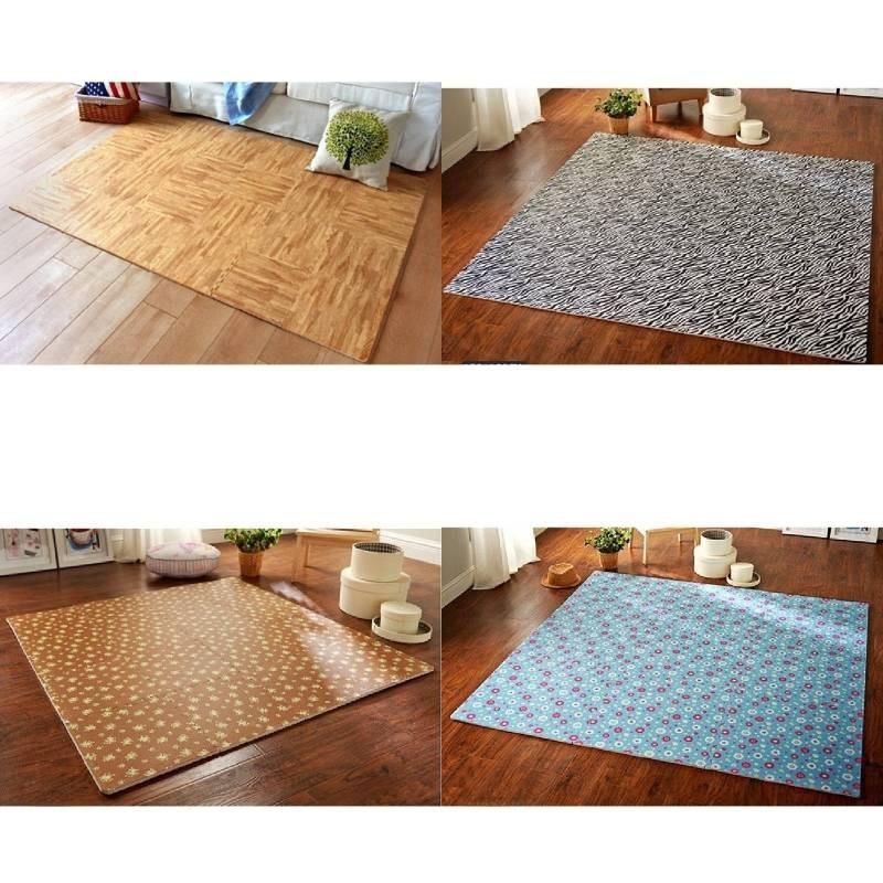 Minde Garden Floral Foam Puzzle Play Mat For Kids Bedroom And Lounge Safety Play Area