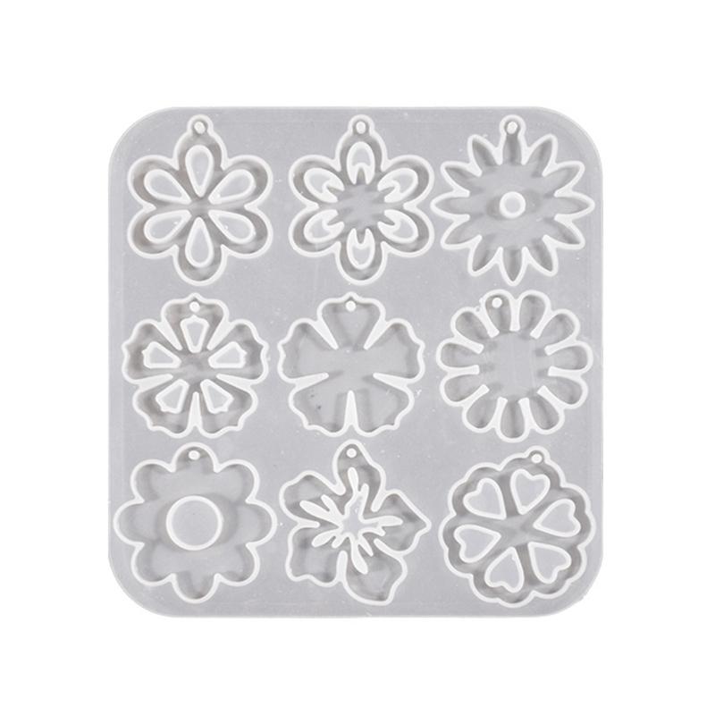 

High Detail Rose Leaf Flower Silicone Molds Handmade Accessories Mold For DIY Resin Jewelry Making And Craft Projects