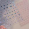 1pcs 5D Exquisite Pink Bow Nail Sticker Colorful Small Ribbon Adhesive Decals Nail Art Decoration DIY Accessory