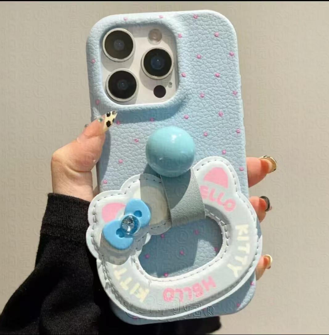 

Blow Bag KT Ring Buckle Bracket Suitable for Apple 16promax Mobile Phone Case 15pro Women 14 Soft 13 New 12 11 Apple 12Promax