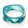 New Irregular Simi Resin Bracelet Distinctive Fashion Seiko Polished Polished Wide Face Bracelet