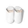 Plain Odorless Leather Babouche Moroccan Room Day Gift [cocomorocco] Slippers, Shoes, Cocomorocco, Mother's (White, 22.0 Cm)