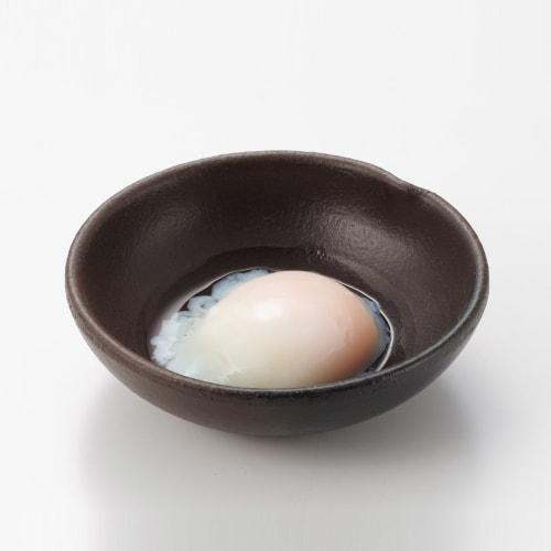 Akebono Sangyo Onsen Tamago Maker, Made In Japan, Simply Add Boiled Water and Make Up To Four Onsen Tamago At a Time, Double-Layer Lid and Body, Ezegg