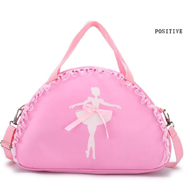 Girl Ruffle Lace Ballet Dance Bag Cute Handbag Crossbody Shoulder Bag Backpack