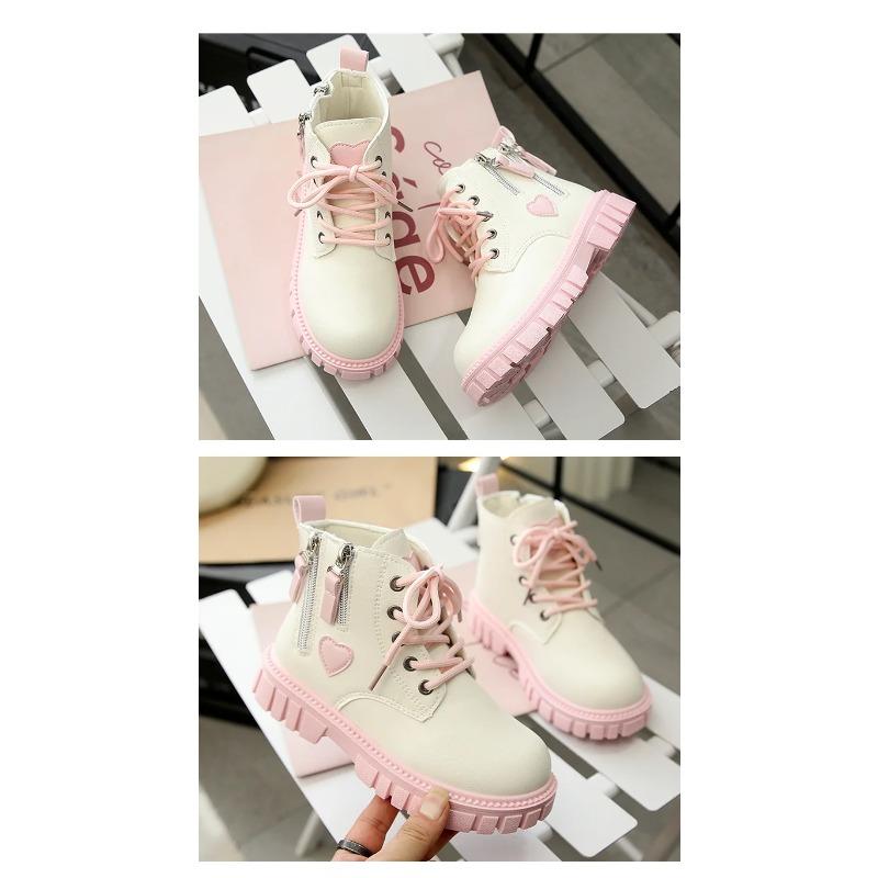 Children Boots Girls Fashion Autumn Winter Casual Comfortable Short Boots Warm Kids Versatile Anti Slip Boots