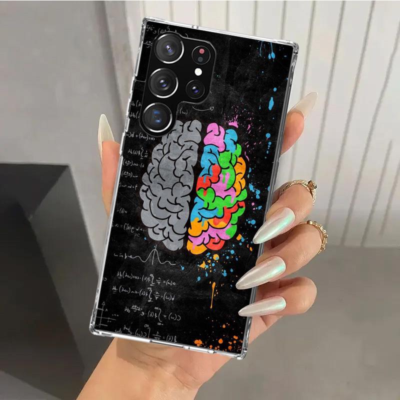 Physics Chemical Mathematics Phone Case for Samsung Galaxy S26 S24 S23 Ultra S25 Edge S22 S21 Plus S20 FE + Soft Print Shell Fun