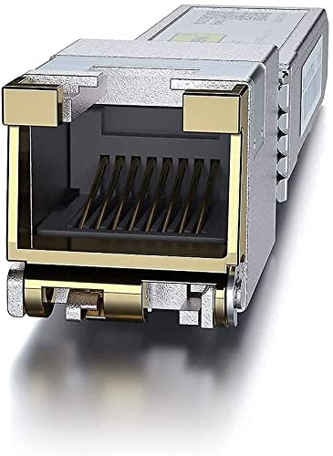 10Gtek 10GBase-T SFP+ Module, 10G-T Low Heat Type Optical Module, 10G Copper, RJ-45 SFP+ CAT.6a, 80m, Optical Transceiver, Cisco SFP-10G-T-S, Meraki,