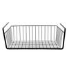 Suspended Shelf Basket M Black Metal 40X26 Cm
