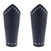 Historical Arm Guard Cosplay Arm Gauntlets Vintage Armband Knight Arm Guard Festival Costume PU Leather Arm Bracers