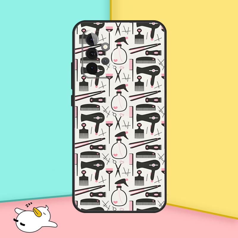 Hair Stylist Hairdresser Case For Samsung Galaxy A16 A06 A26 A36 A56 A53 A32 A52 A33 A13 A55 A35 A15 A14 A34 A54 A17