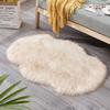 Wool Imitation Sheepskin Rugs Faux Non Bedroom Shaggy Carpet Mats